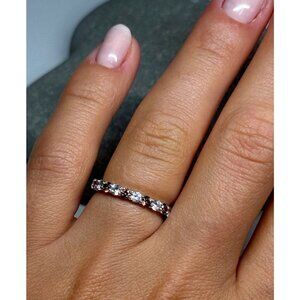 925 STERLING SILVER CZ RING SIZE 5.5